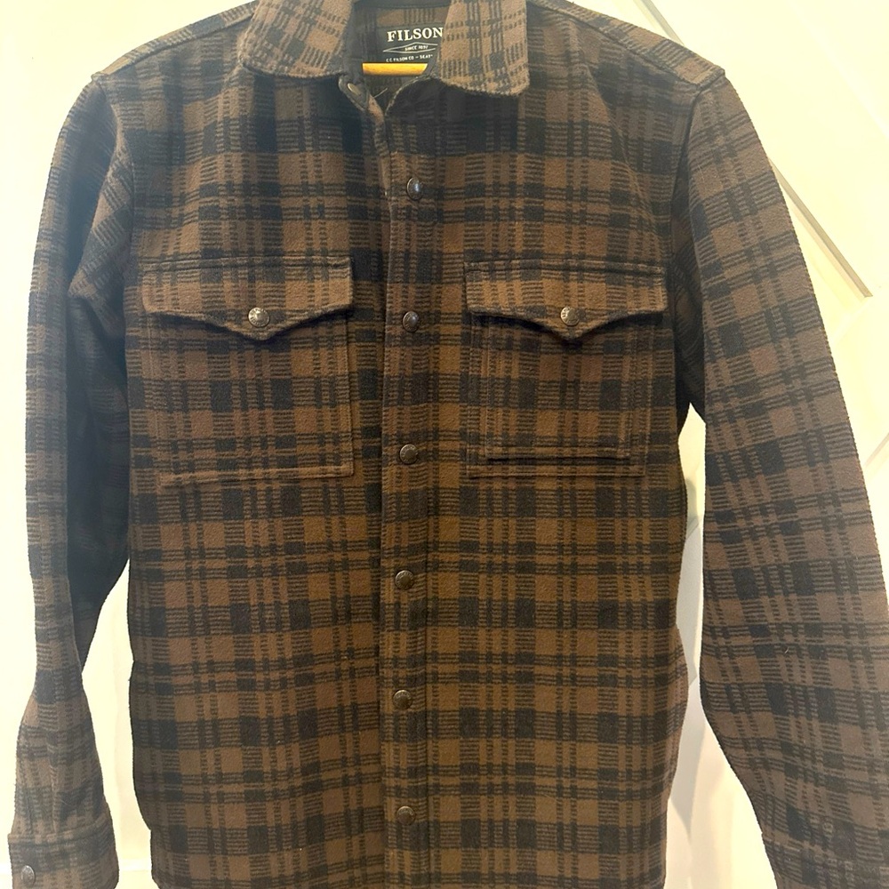 Filson Beartooth Thick Flannel Shirt Jacket